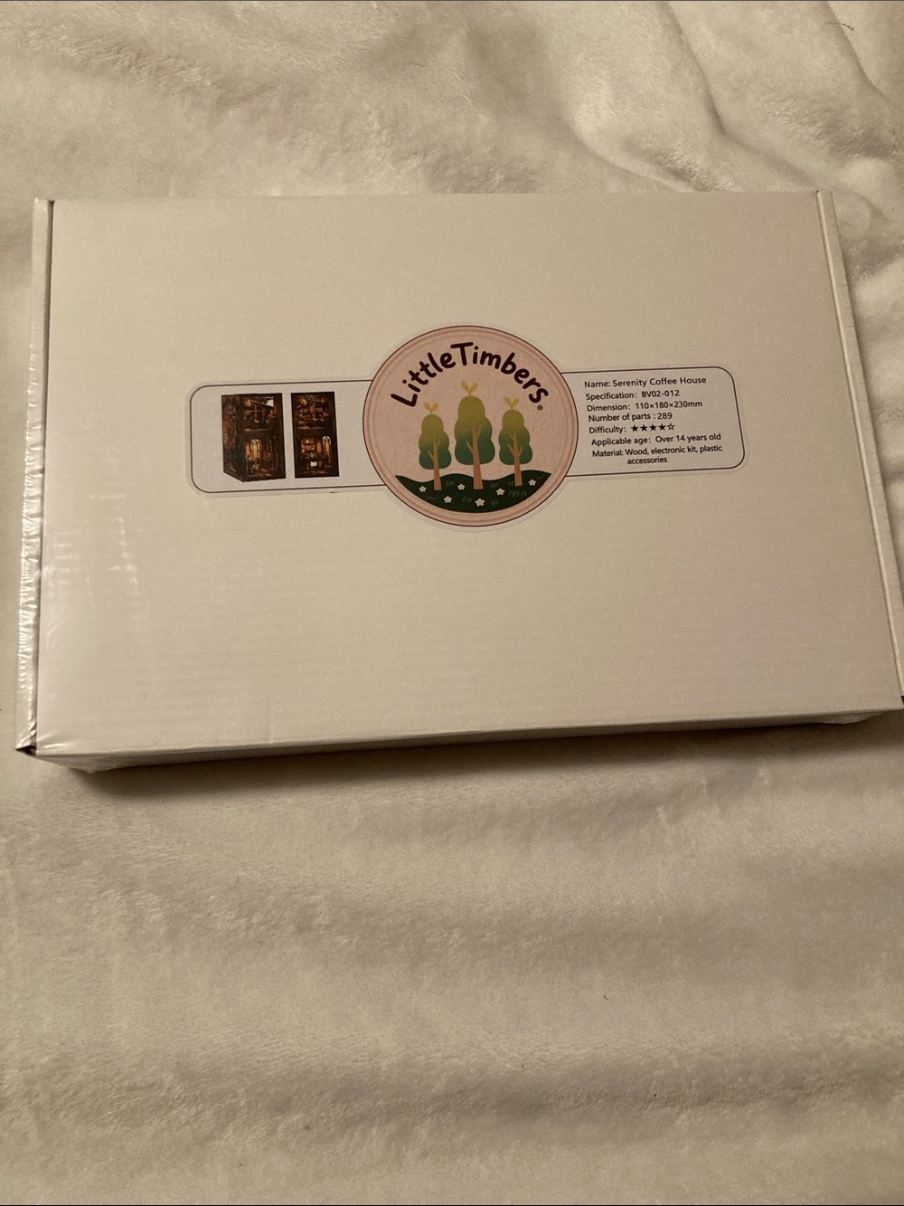 Little Timbers Serenity Coffee House DIY Wooden Miniature Kit - New in Box